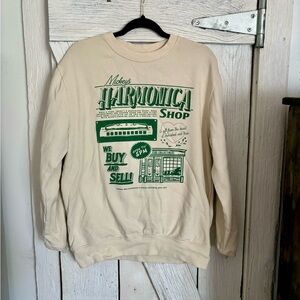 Lost Bros Mickeys Harmonica Shop Crewneck